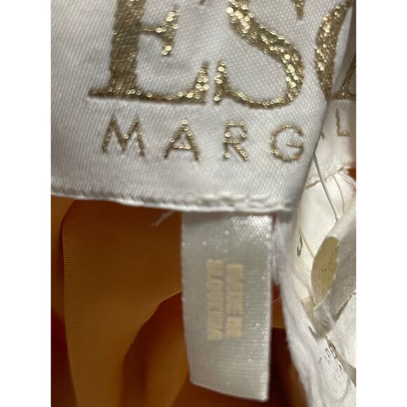 VTG Escada Margaretha Ley Trenchcoat Belted Womens US 6 EU 36 Coat Jacket Yellow - Picture 11 of 15